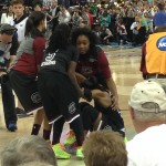 Tiffany Wilson takes it hard after loss to ND